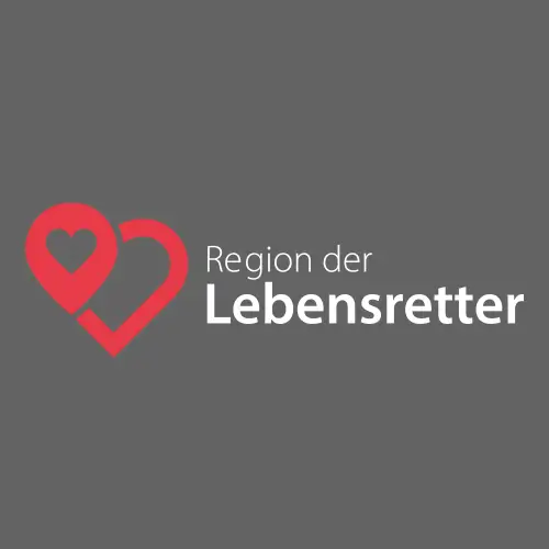 Region der Lebensretter Logo negativ